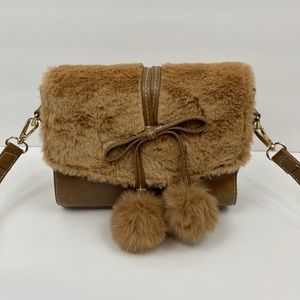 Pompom Plush Crossbody
